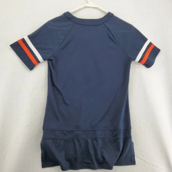 Chicago Bears Shirt Women's Laced up V-Neck Short Sleeve NFL Team Apparel Small - Picture 10 of 12